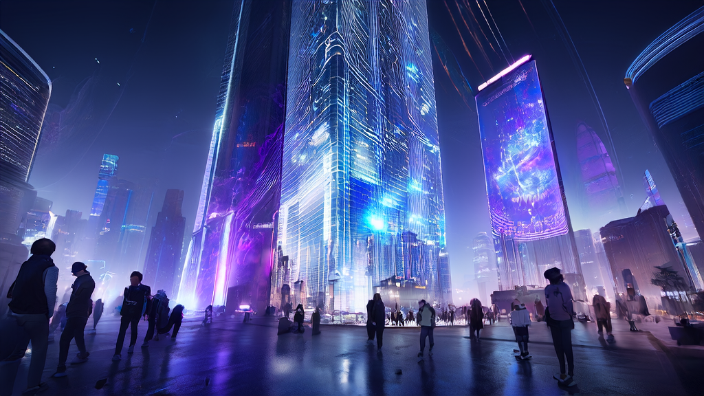 AI Precision Customer Acquisition and Ad Optimization in a Futuristic City