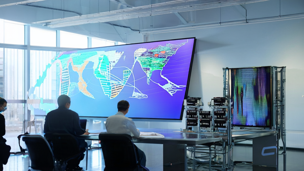 Data scientists analyzing data from an AI prediction model to identify quality customers