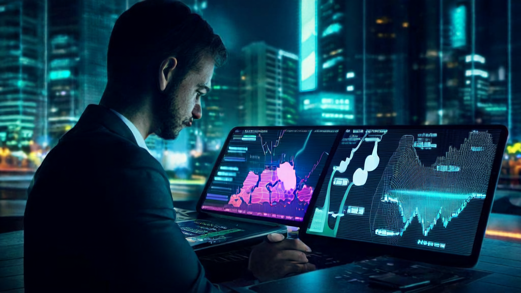 外贸B2B企业负责人使用带有AI代理功能的Opera浏览器进行客户精准触达和成本优化分析