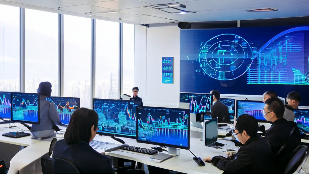 AI技术引领未来：运用预测模型优化获客策略的现代化办公室场景