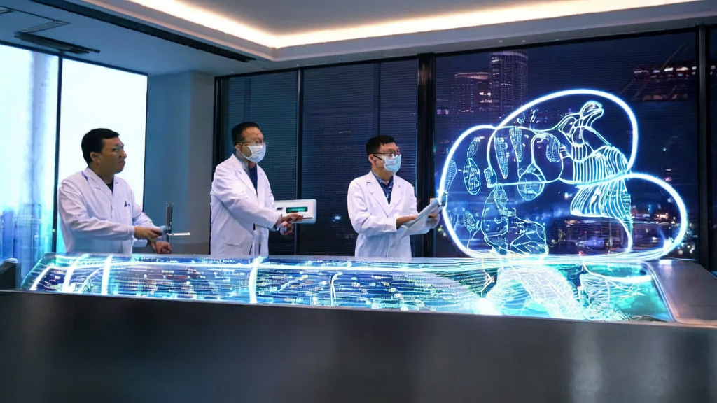 蚂蚁集团与北医三院合作成立的AI医疗联合实验室,展示了AI技术在获客和医疗领域的应用前景。