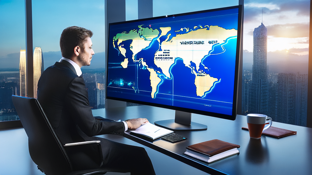 Business professional using AI assistant on LinkedIn for customer acquisition