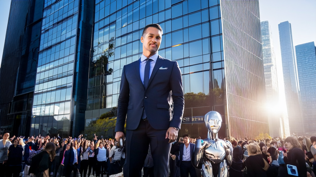 Cristiano Ronaldo and Perplexity unveil the future of AI acquisition, showcasing AI technology and fan engagement center