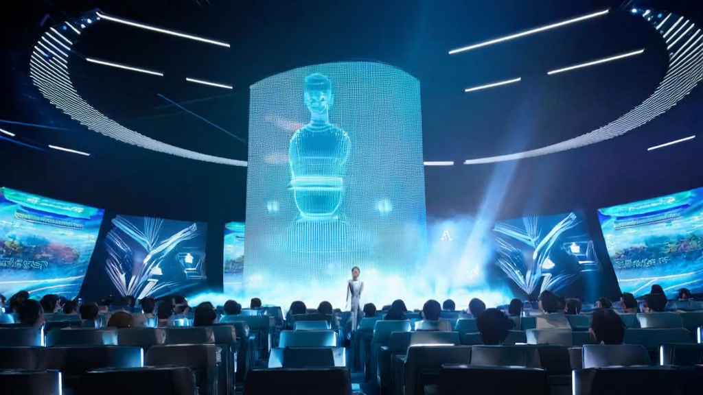 CEO 在科技大会上现场演示 AI 数字人助手点外卖