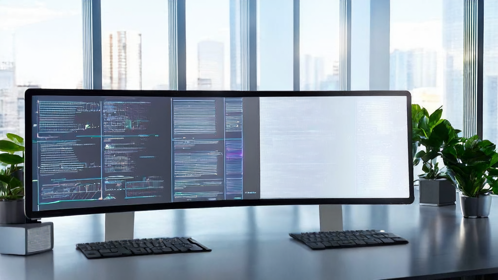 Modern office scene featuring ChatGPT's new features integrated with AI email marketing
