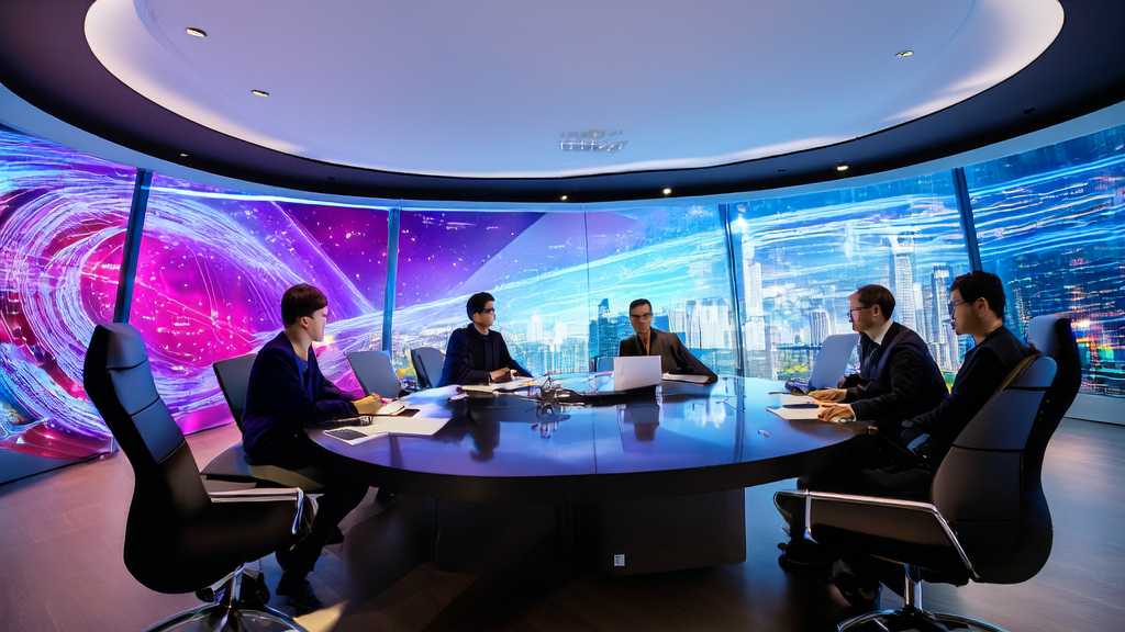 跨境电商企业利用AI技术进行邮件营销和客户分析的未来办公室场景