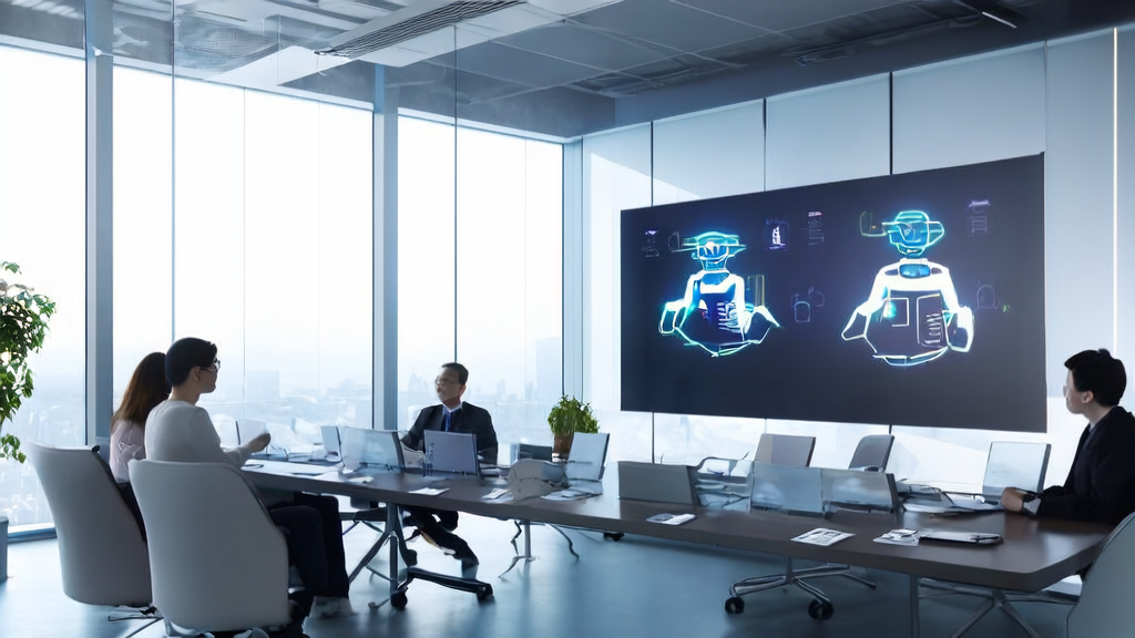 Feishu AI products enhancing marketing: showcasing tools like smart meeting notes, Aily customer service agent, and personalized marketing content generation