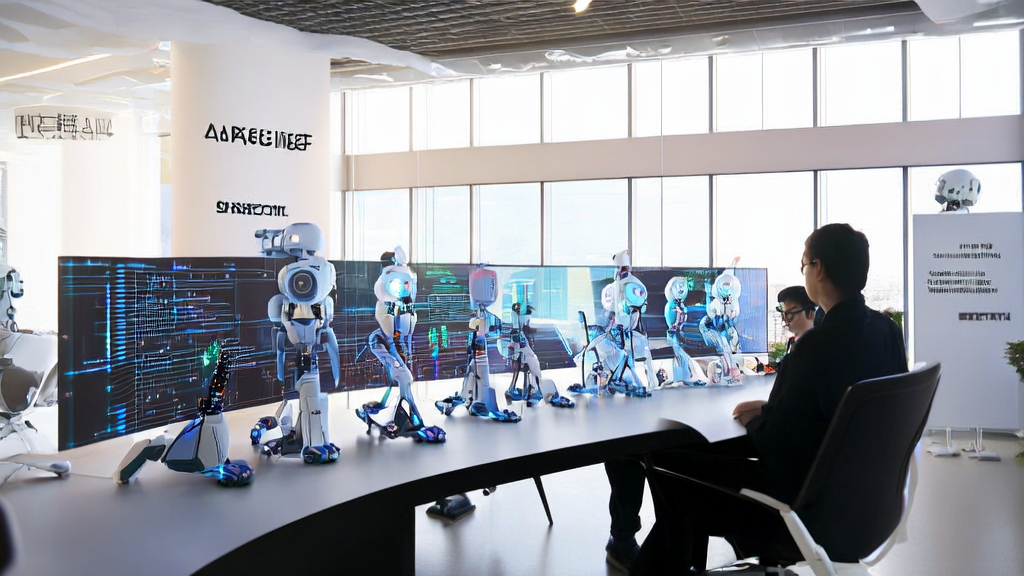 三位技术团队成员在Figure公司新组建的AI核心小组Helix前讨论AI获客策略