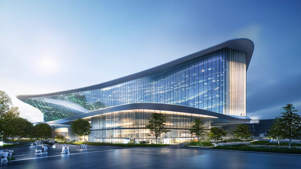 2025年跨境电商公司利用AI技术突破增长瓶颈的现代化办公场景