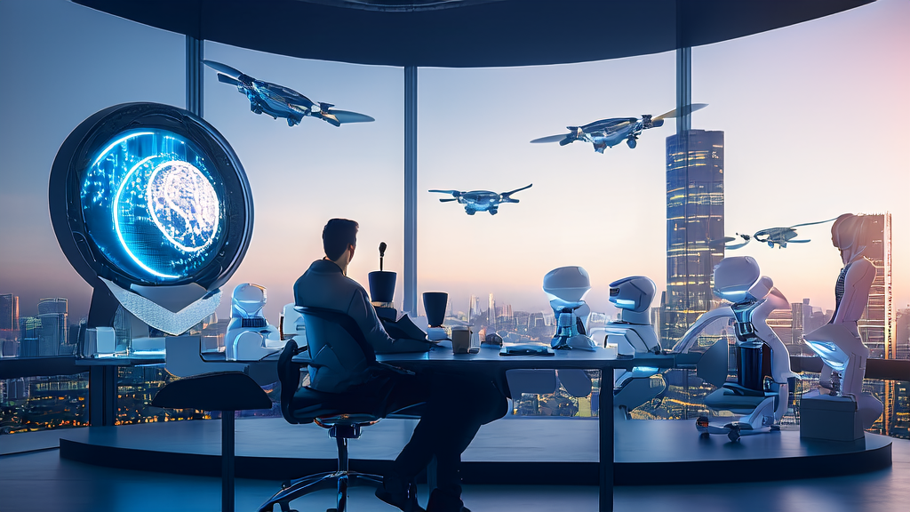 未来2025年，跨境电商利用AI技术实现精准获客和高效转化的工作场景