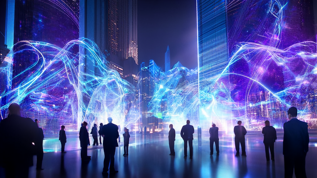 未来城市中使用AI客户预测模型进行精准获客的场景