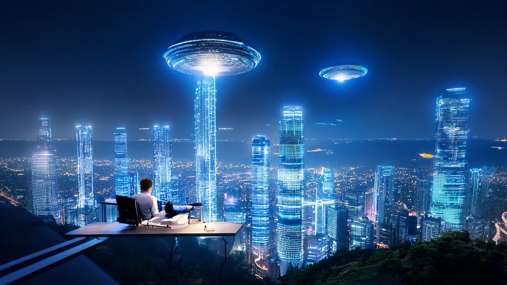 未来城市中的创业者使用中兴Nebula-GUI进行高效客户挖掘