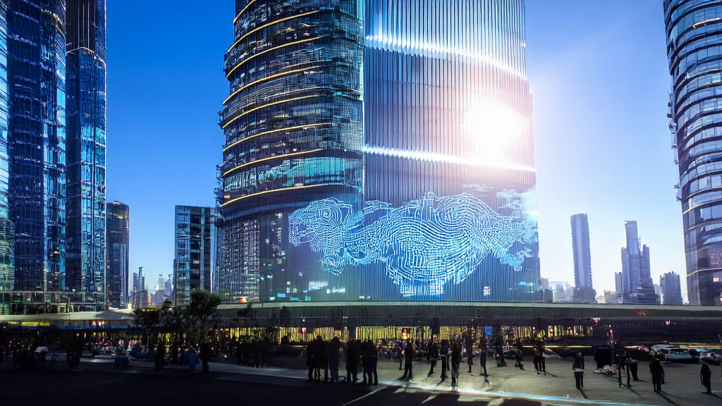 未来城市中的跨境电商公司利用AI技术优化客户获取和流量增长策略