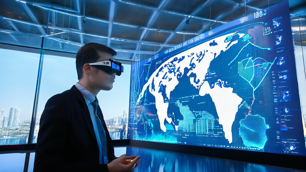 未来城市中的跨境电商公司使用AI客户挖掘工具进行高效获客