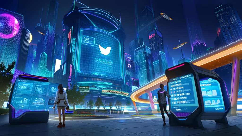 未来城市的AI营销场景：旅行者使用智能信息亭规划行程