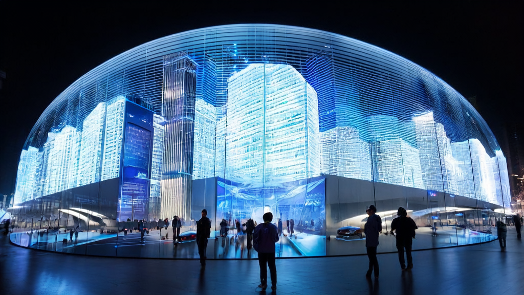 未来城市中的AI营销展示：科大讯飞深度推理大模型讯飞星火X1.5支持130种语言