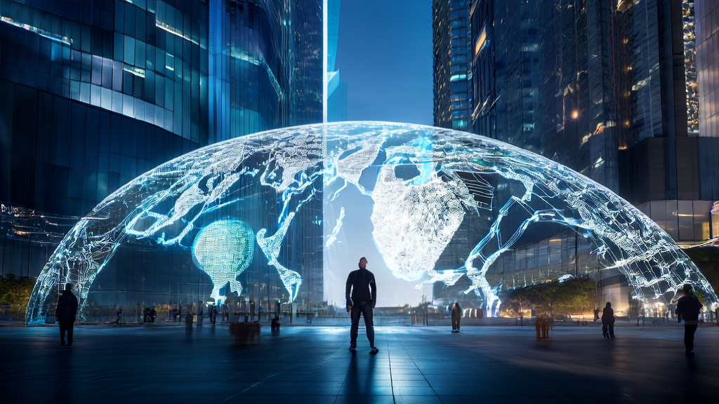 未来城市中的跨境电商创业者利用AI技术突破增长瓶颈