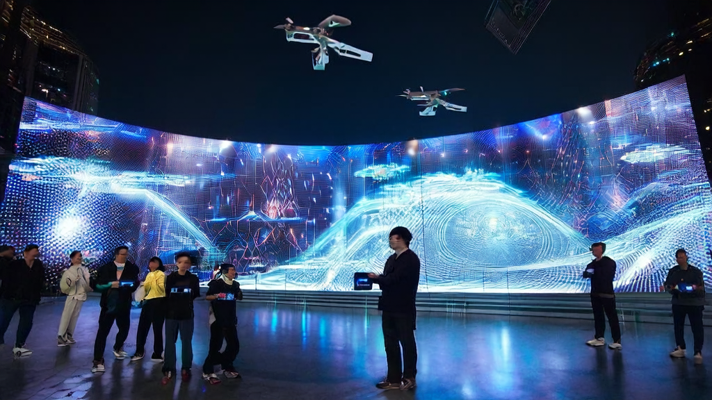 未来城市广场展示AI获客新趋势，跨境电商从业者聚集讨论