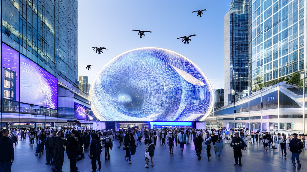 未来科技城市中的AI获客新趋势展示