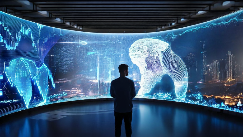 未来跨境电商AI获客场景:年轻创业者利用AI技术和谷歌Willow量子芯片实现高效客户获取与个性化营销。