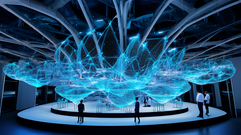 未来实验室中的360纳米AI多智能体蜂群系统正在运行，展示其L4级别的强大功能。
