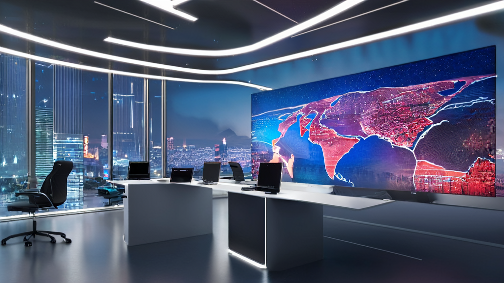 未来办公室中展示2025年AI获客新趋势和QQ浏览器AI+小窗功能