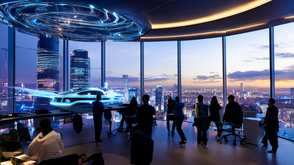 未来办公室内员工使用AI客户预测模型进行精准筛选与个性化营销