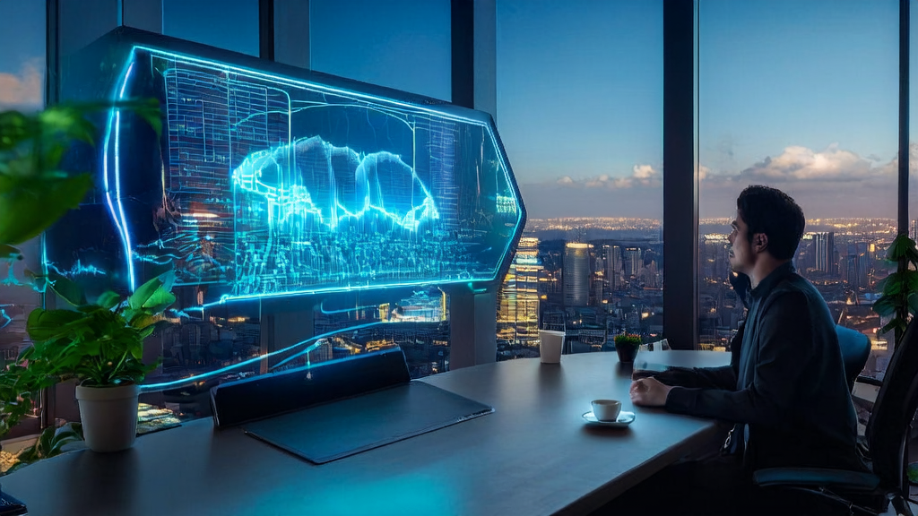 未来办公室中创业者使用AI优化邮件营销