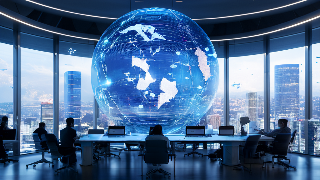 Future office using AI for hyper-personalized email marketing