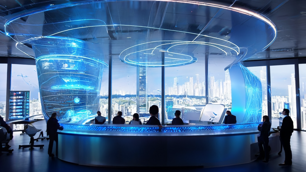 未来办公室内,数据科学家们使用AI技术进行超个性化邮件营销与千人千面触达