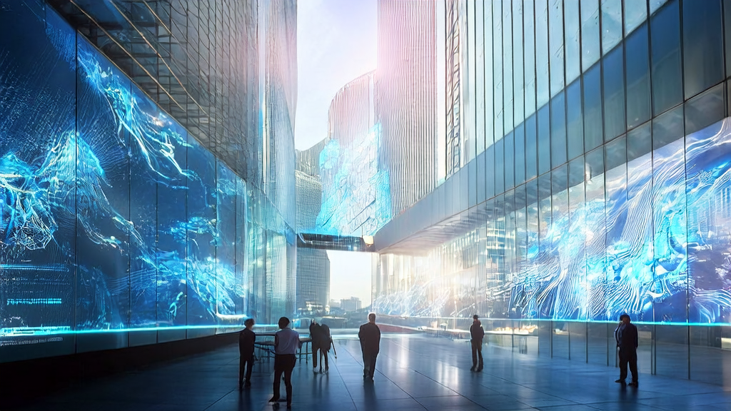 Students at the Google DeepMind AI Lab in Singapore working on optimizing ad placements using AI technology