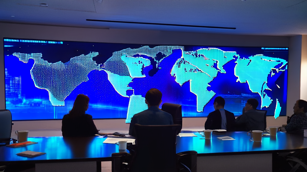 数据分析师们在办公室中通过数据分析优化跨境电商邮件营销的发送时间