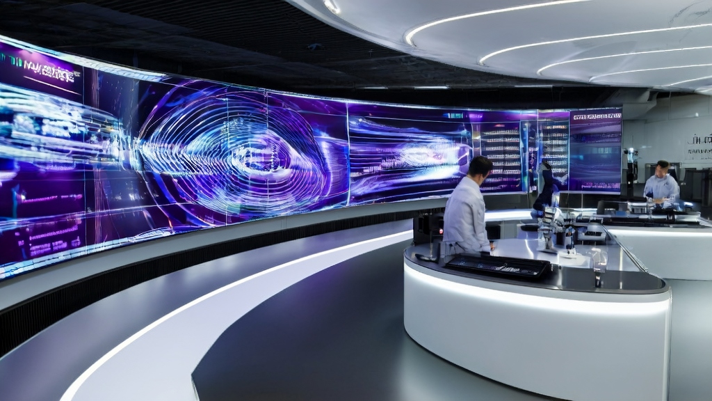 Researchers at Huawei's 2012 Lab optimizing AI customer prediction models in a futuristic lab to help cross-border e-commerce achieve efficient customer acquisition.