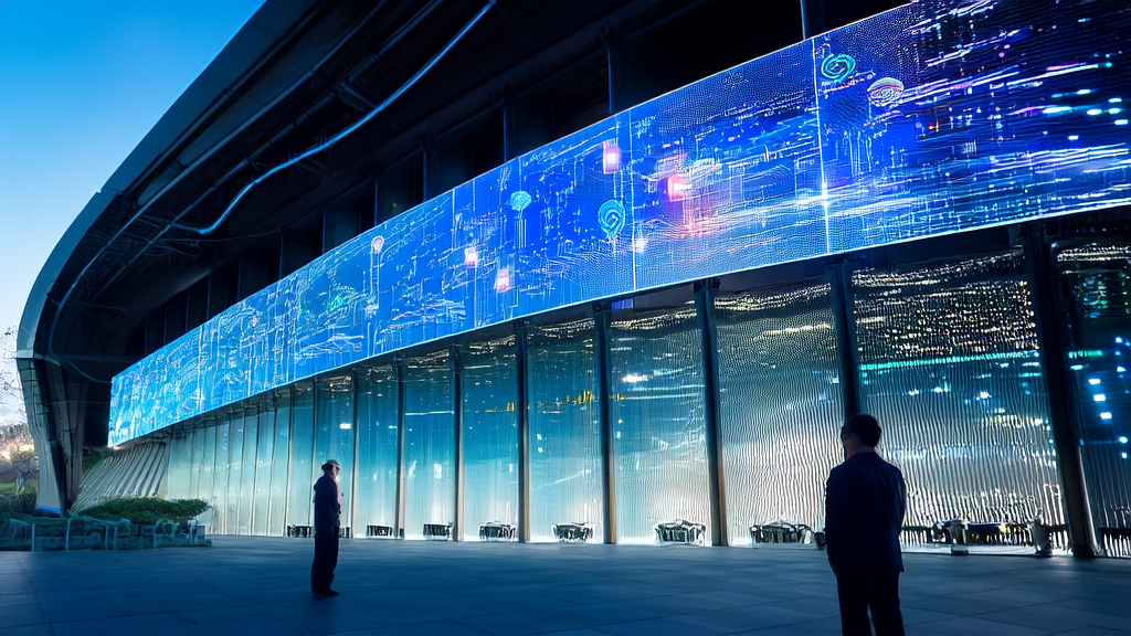 Huawei Cloud Data Center showcasing the powerful data processing capabilities and AI algorithms of Pangu 5.5