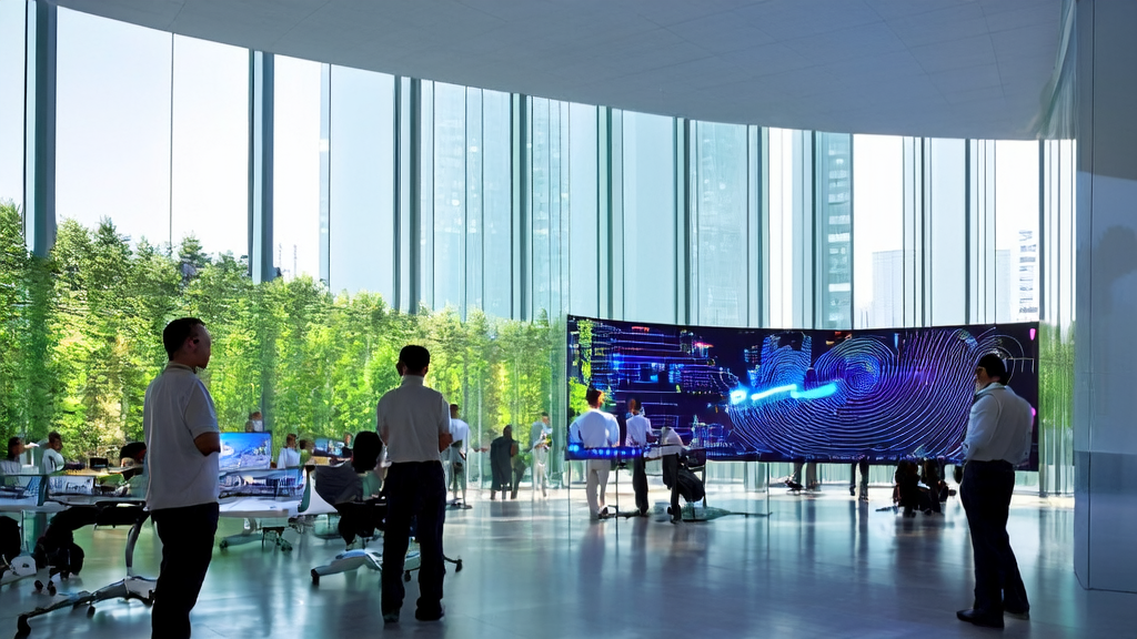 Engineers at Huawei's R&D center are fine-tuning the HarmonyOS 6 system, showcasing the application scenario of the AI customer prediction model.