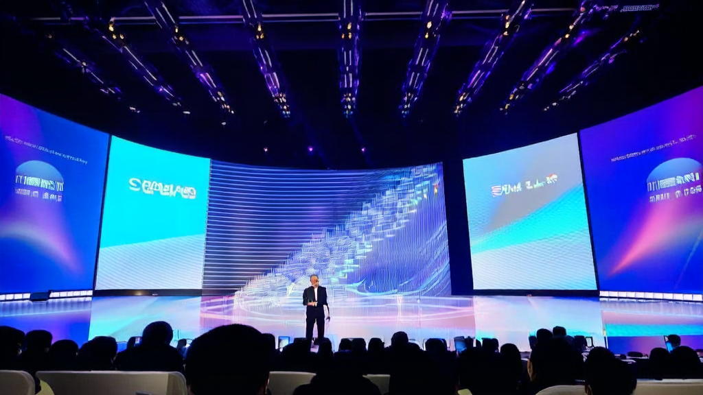 Huawei HarmonyOS 6 launch event showcasing AI technology for precise customer acquisition and optimized ad targeting