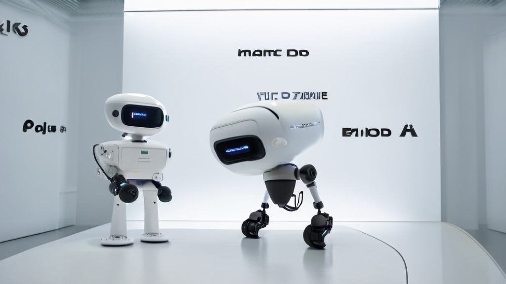 The HuggingFace Reachy Mini robot is interacting with visitors in the exhibition hall, drawing considerable attention.