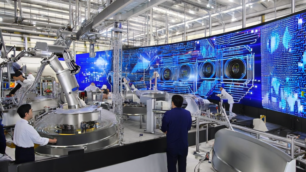 英特尔工厂内部，工程师们正在讨论基于AI的高转化邮件策略