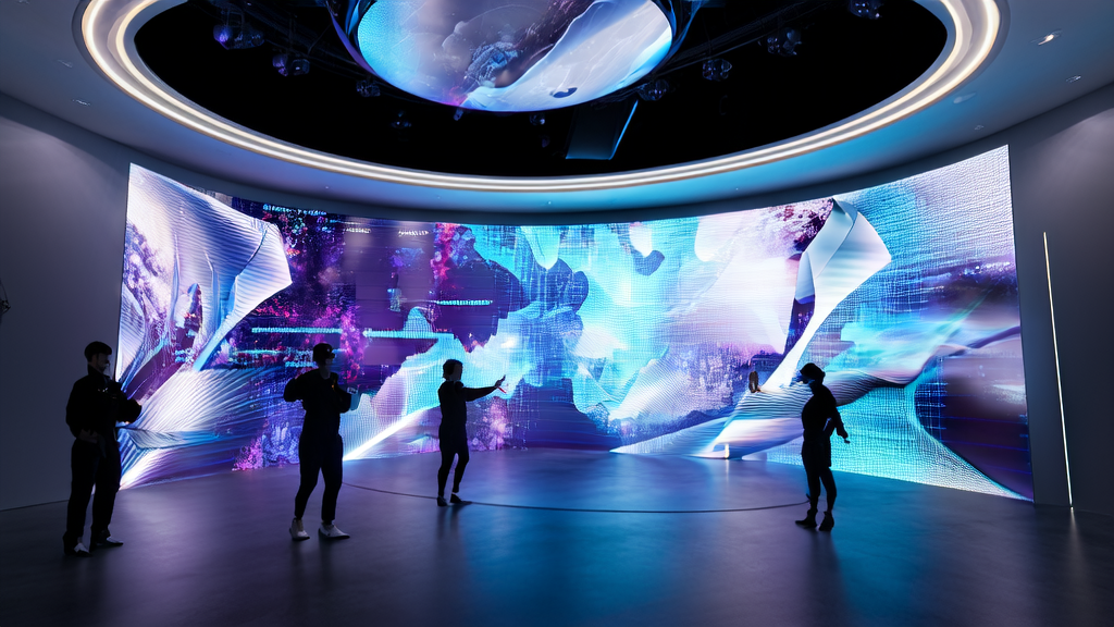 研究人员在实验室中使用MagicTryOn技术进行视频虚拟试衣，展示AI技术如何提升企业获客效率。