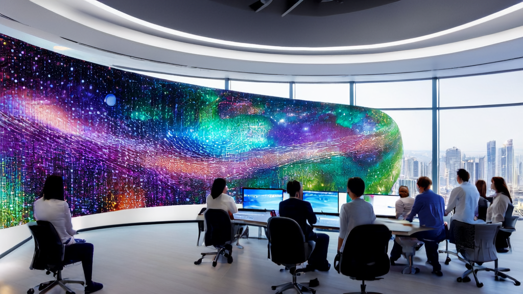 Memories AI办公室内景，展示其视觉记忆模型处理的实时视频数据流