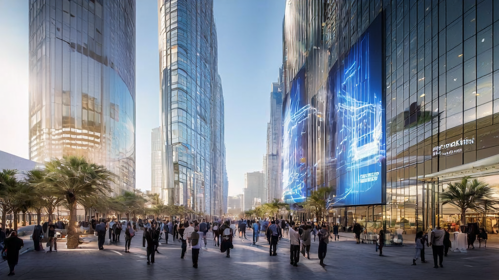 中东地区企业利用AI实现高效获客的现代化商业场景