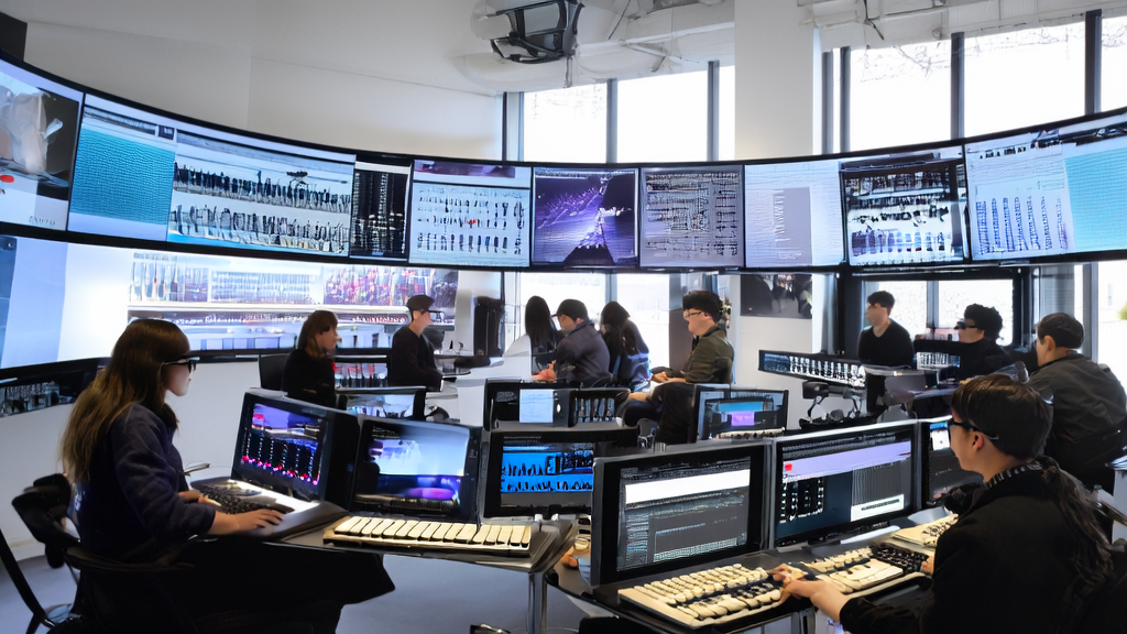 Modern development studio where developers use Xcode with integrated Claude AI for efficient coding