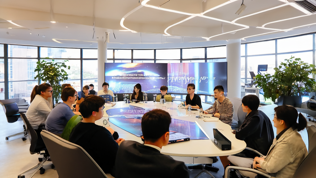 A modern office team using Alibaba Cloud Wan2.2-I2V-Flash to generate multilingual product introduction videos for international market expansion