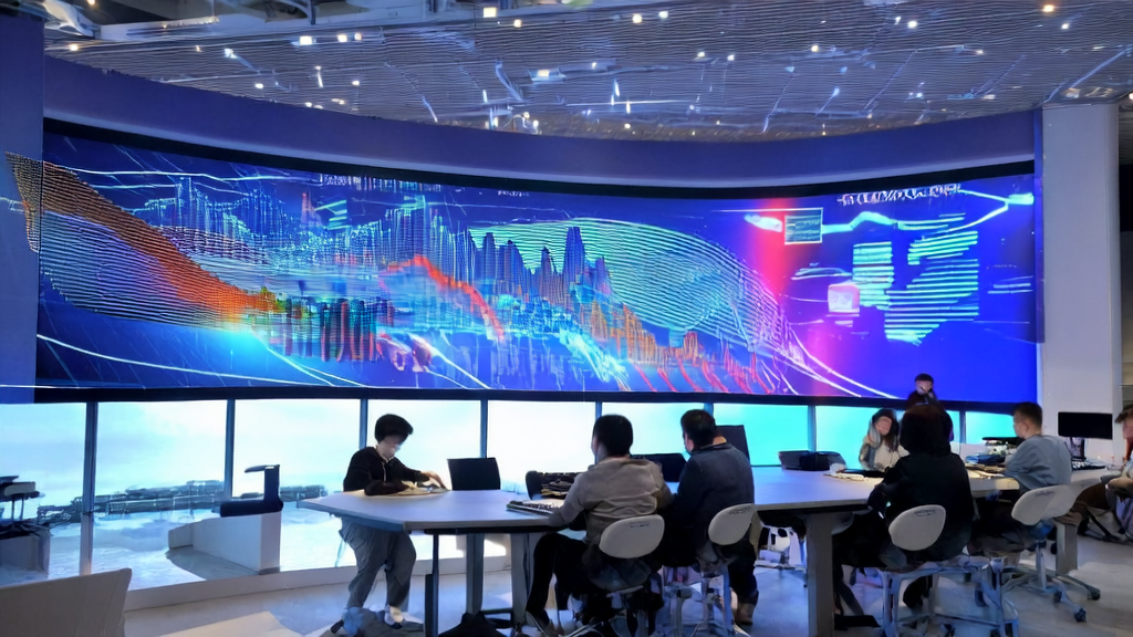 A modern office team developing AI marketing strategies using Alibaba Cloud Tongyi Lingma AI IDE