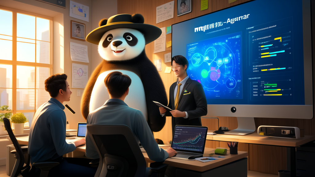 Engineers in a modern office discussing the Ant Financial Agentar platform and Quora customer acquisition technology