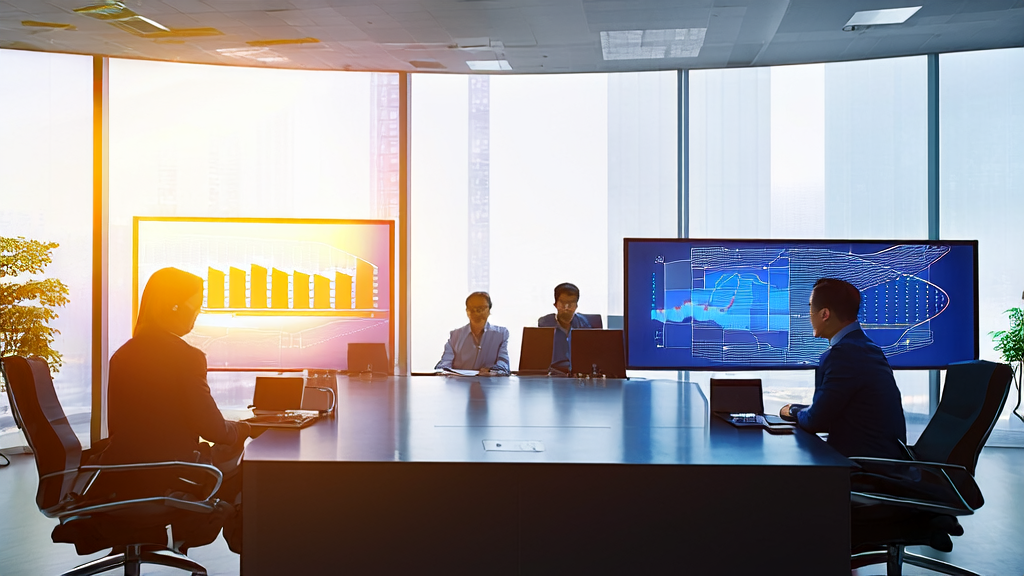 In a modern office, data scientists are discussing AI-based customer data cleansing services, with the backdrop of the first AI model for water standards released by the Ministry of Water Resources.