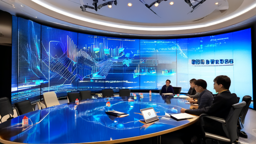 Modern office showcasing AI-based customer data cleansing service