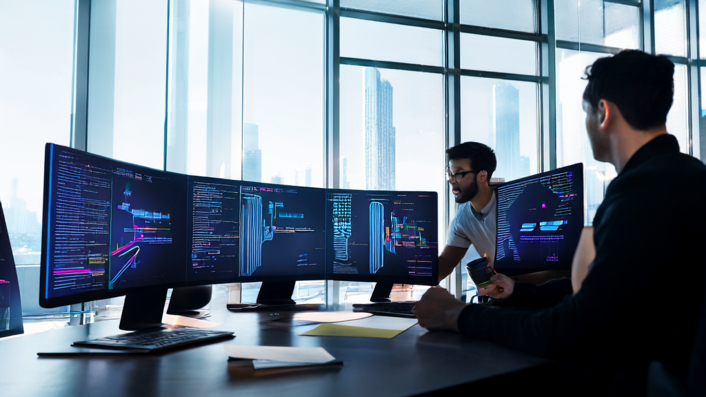 A modern office team discussing how to optimize email marketing using AI to increase response rates