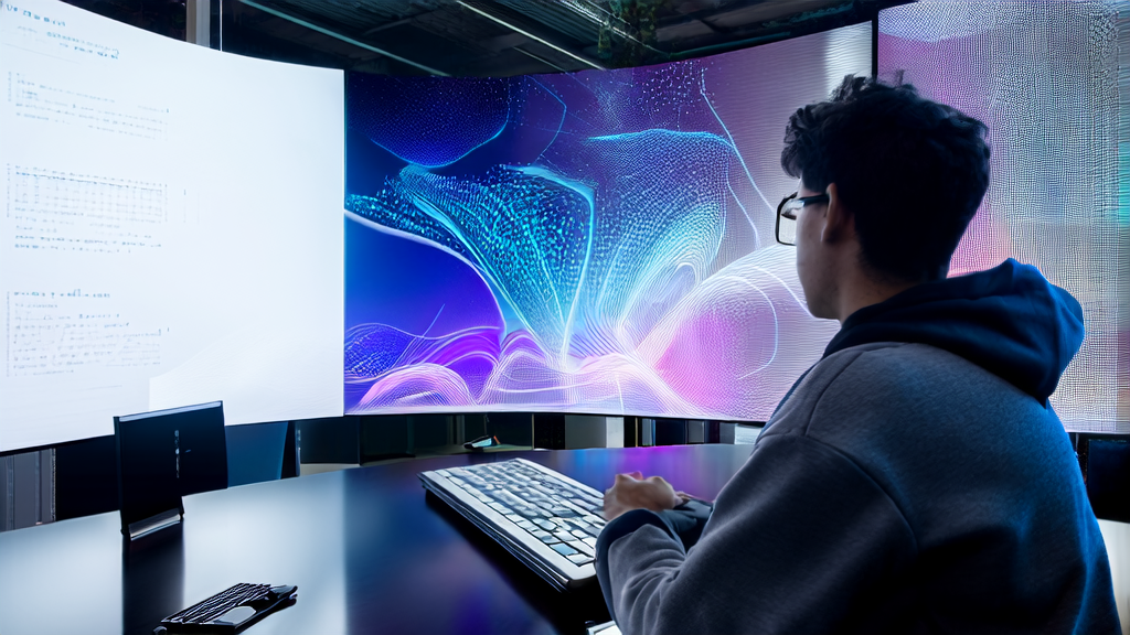 Modern office showcasing the application of AI-driven customer acquisition technology