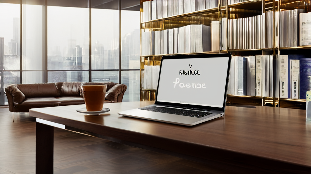 Modern office with sunlight, featuring a laptop editing an international trade email